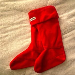 Tall Hunter Red Boot Socks